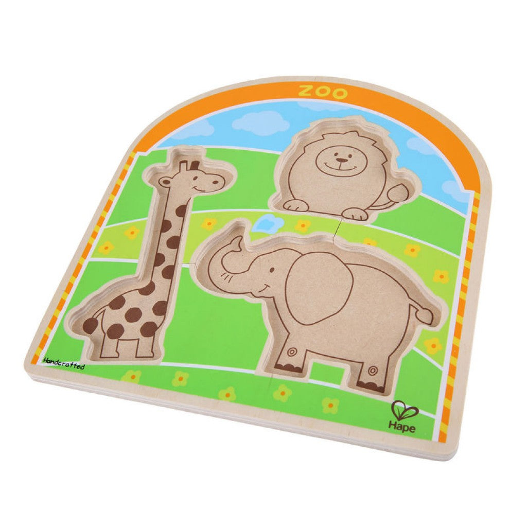Hape At the Zoo Knob Puzzle 動物園旋鈕謎題