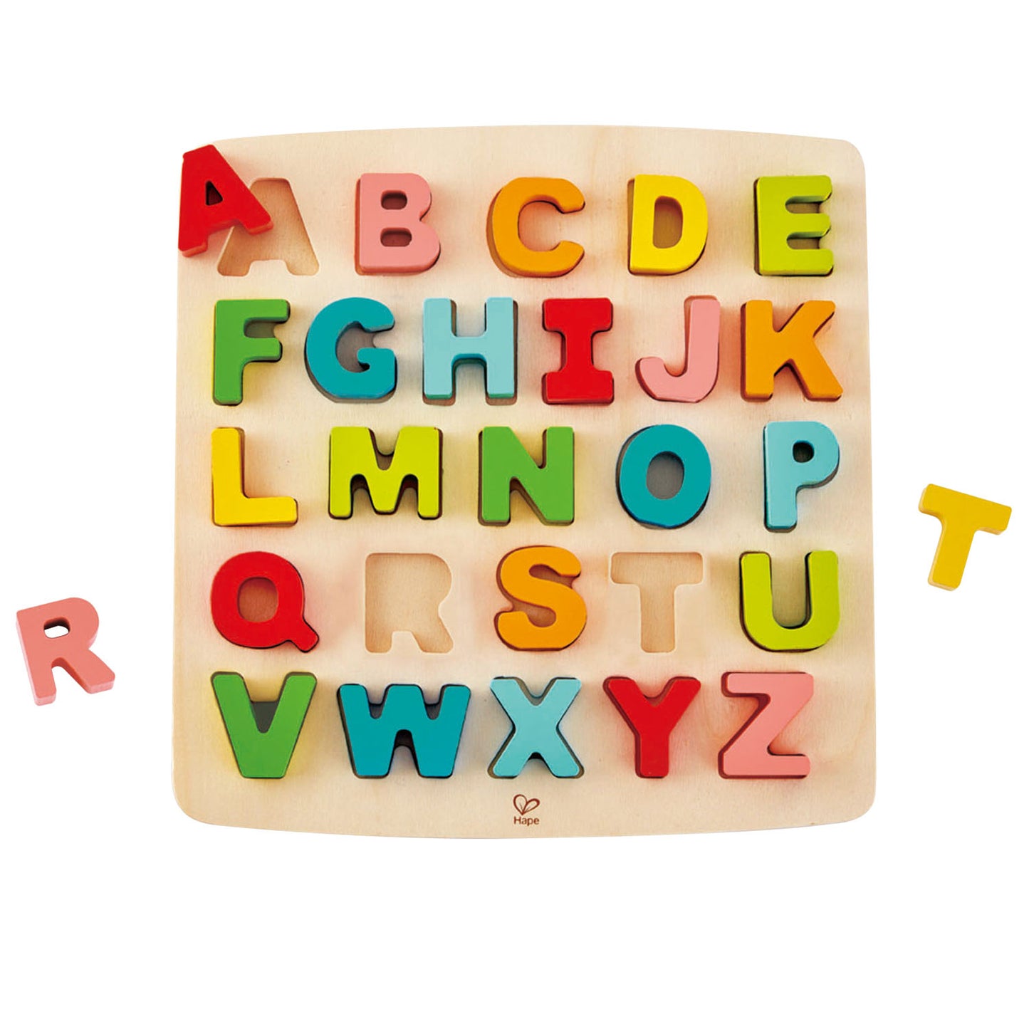 Hape Chunky Alphabet Puzzle 四階-字母啟蒙立體拼圖(大寫)