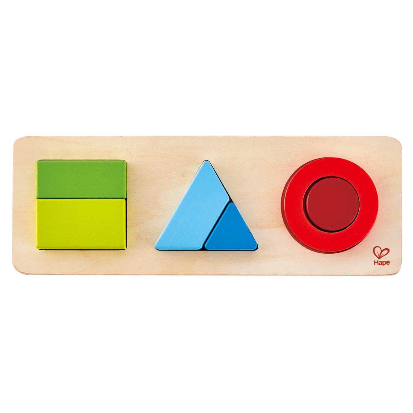 Hape Geometry Puzzle 二階-雙面幾何立體拼圖