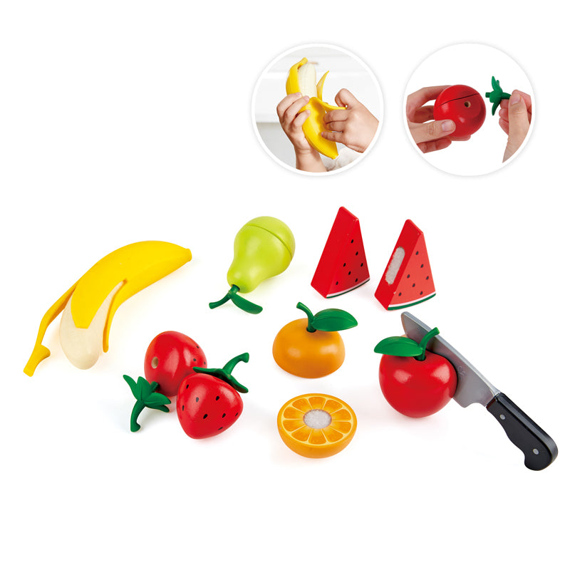 Hape Healthy Fruit Playset 廚房玩具-美味水果切切樂