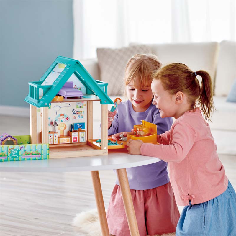 Hape Dolls House & Furniture 娃娃屋寵物美容院