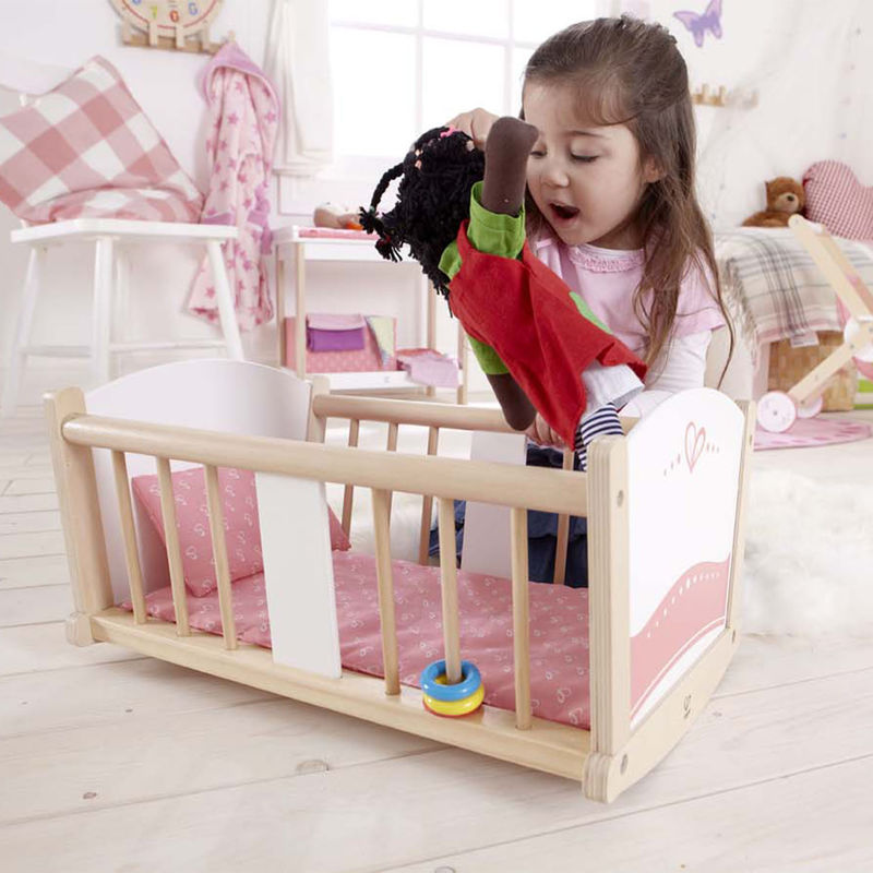 Hape Rock-a-bye Baby Cradle  娃娃搖床