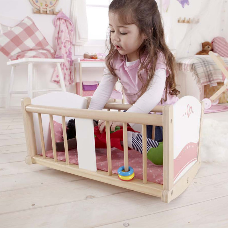 Hape Rock-a-bye Baby Cradle  娃娃搖床