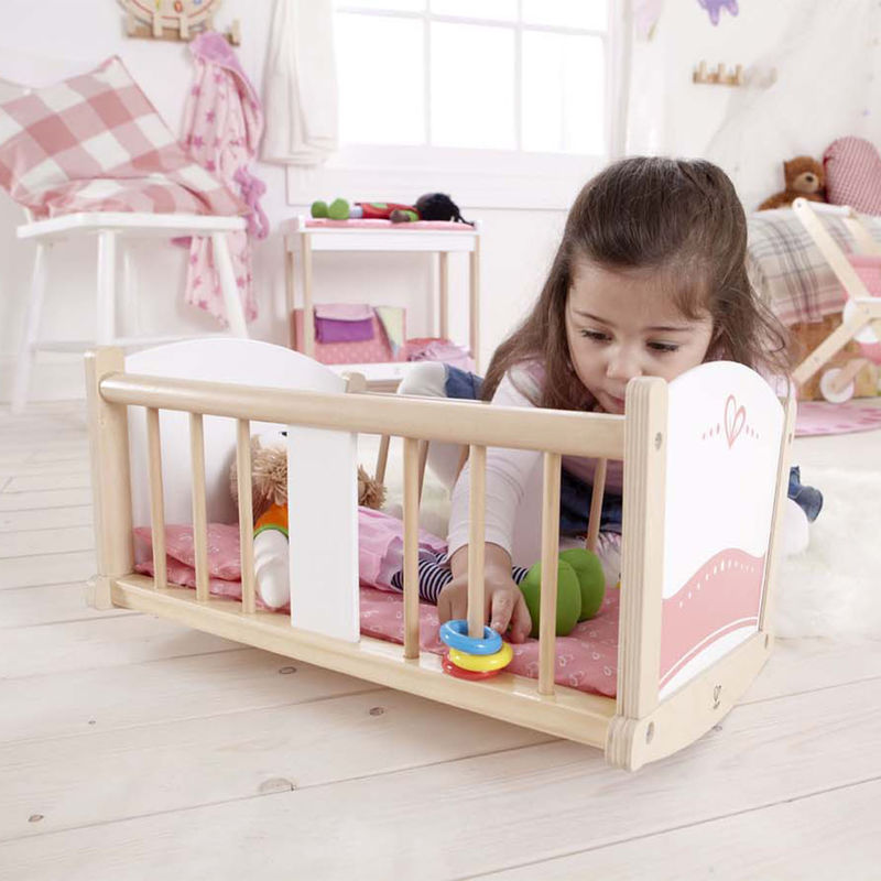 Hape Rock-a-bye Baby Cradle  娃娃搖床