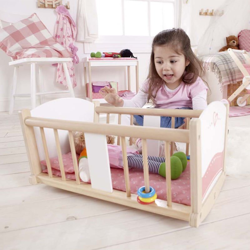 Hape Rock-a-bye Baby Cradle  娃娃搖床