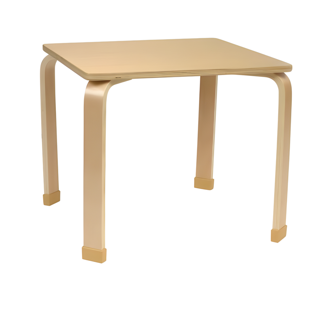 ECR4Kids Square Bentwood Play Table 正方形彎木腿學習桌