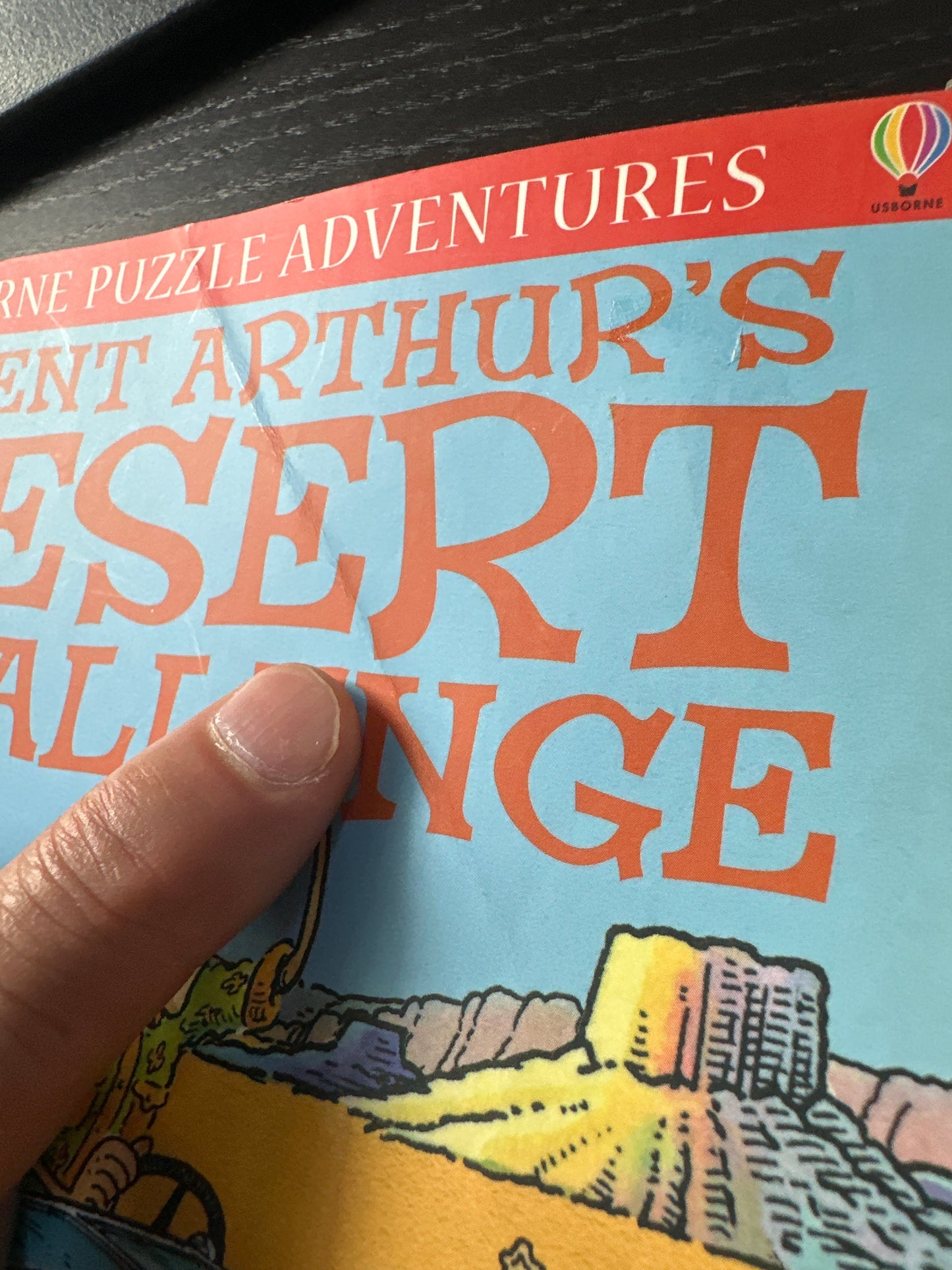 Usborne Puzzle Adventures Agent Arthur's Desert Challenge (Sample or Damage item)