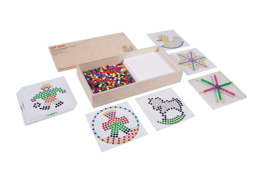 Educo Insert Mosaic Circle創意馬賽克創意拼圖遊戲盒-圓形