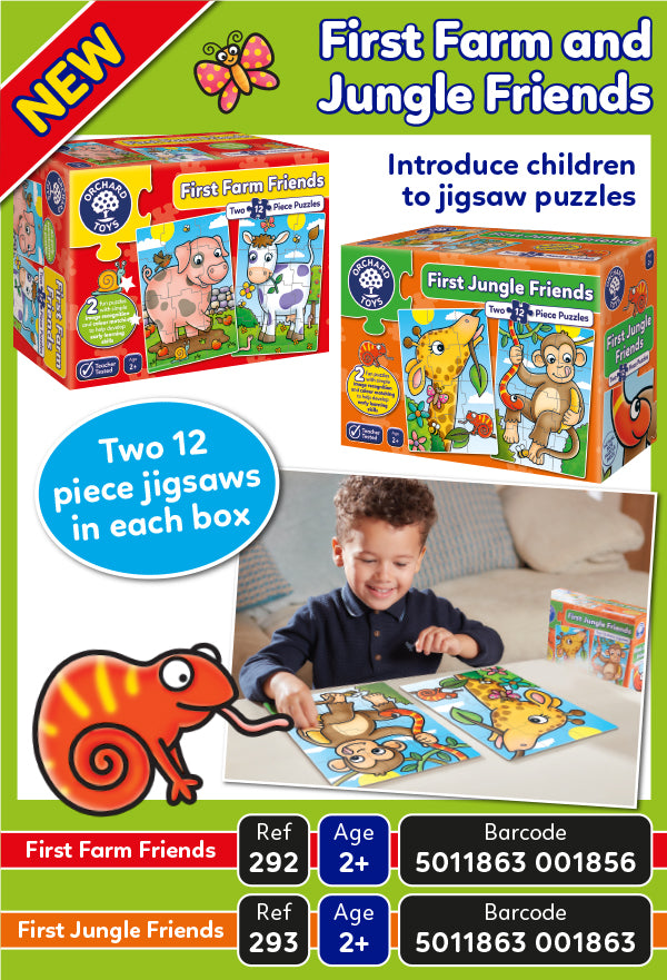 Orchard Toys First Farm Friends Jigsaw Puzzles