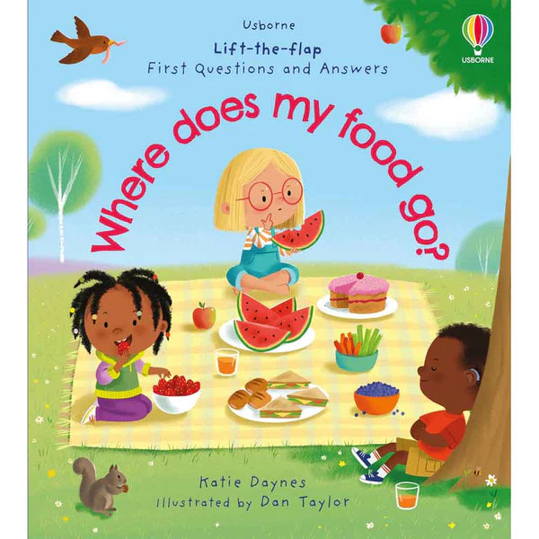 USBORNE First Questions and Answers: Where does my food go? 我的食物去哪裡了? 啟蒙問答翻翻書