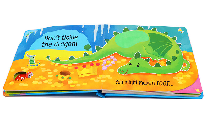 Usborne Don't Tickle the Unicorn! Touchy-feely Sound Book 別給獨角獸撓癢癢！絨毛觸摸發聲書