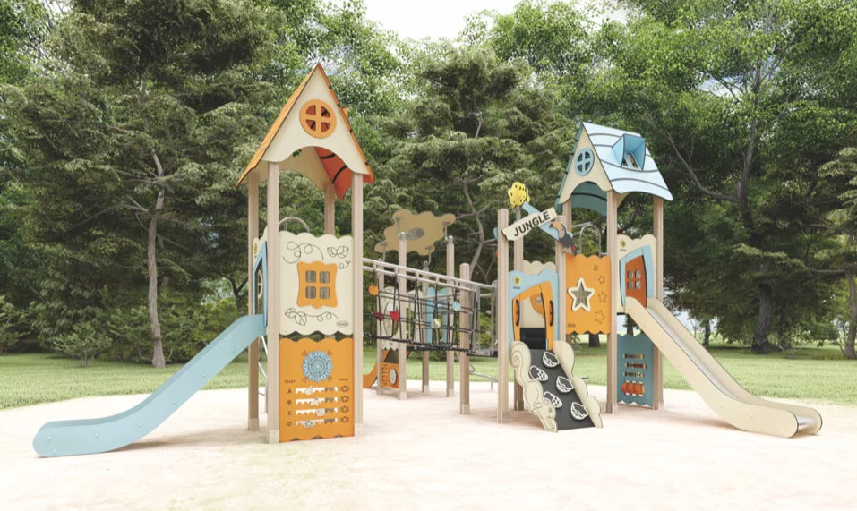 Playgrounds Structures Outdoor Play Worlds Fantasia 12 遊樂場設施組合