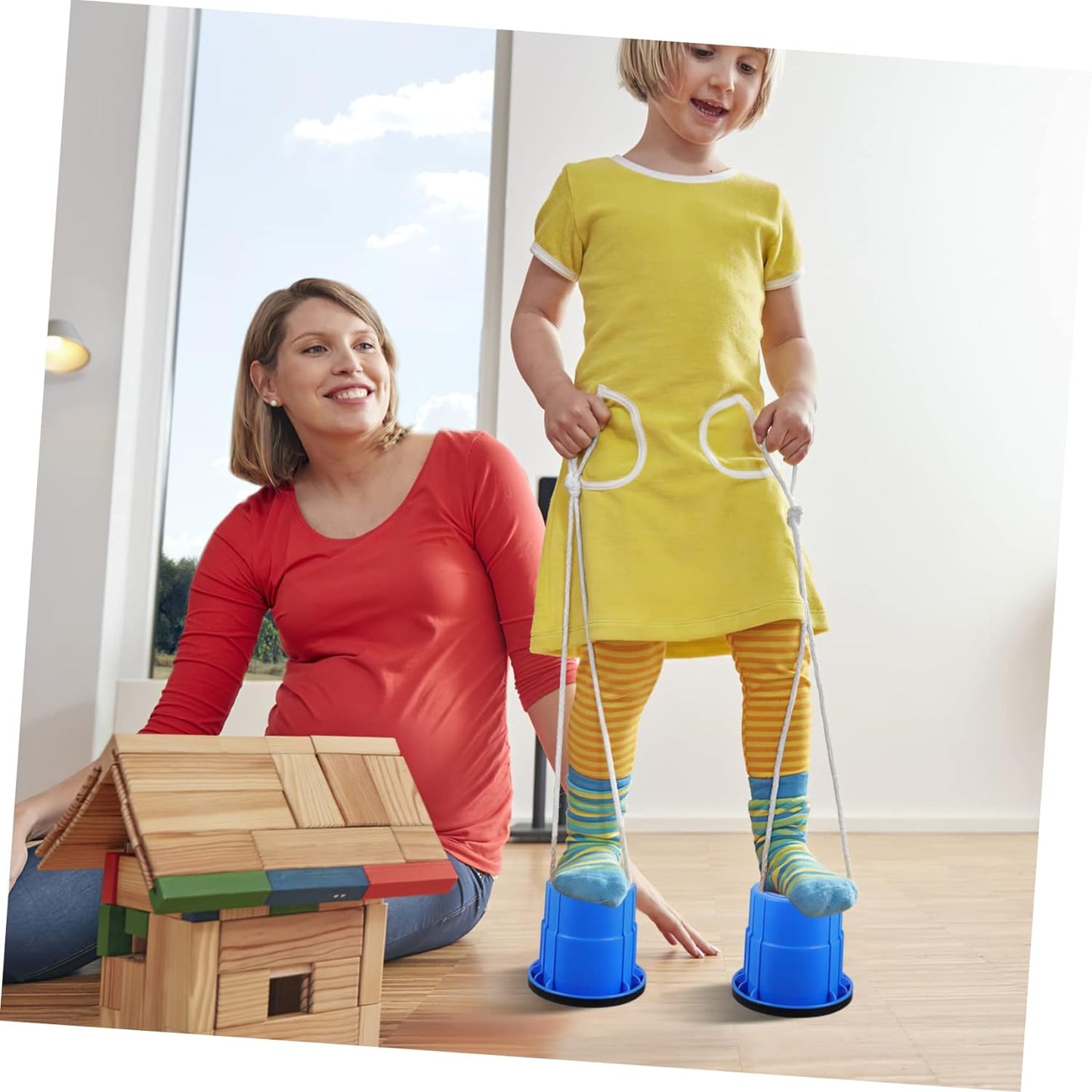 Grampus Bucket Balancing Stilts Set of 6 Pairs in 6 Colors 平衡高蹺6色6對套裝