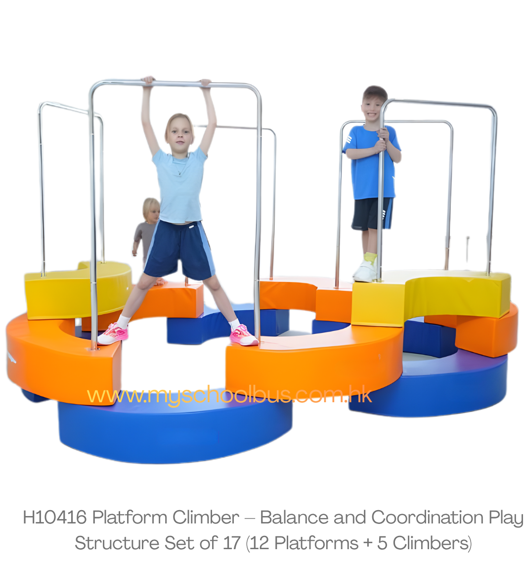 Platform Climber – Balance and Coordination Play Structure 平衡與協調訓練攀爬架