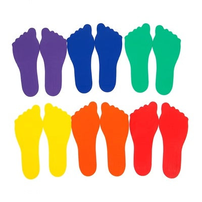 Foot Spot Markers Set of 12個套腳掌標誌盤