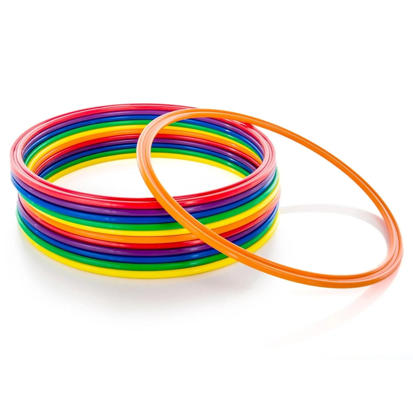 Seamless Flat Hula Hoop Set of 6個套 無縫扁口呼啦圈