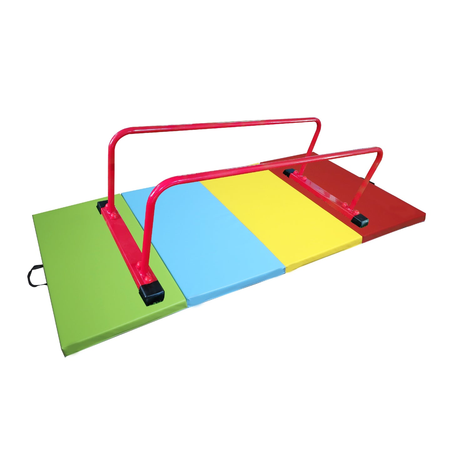Fundamental Low Parallel Bars with Folding Mat Set 初階低雙槓連4色墊套裝