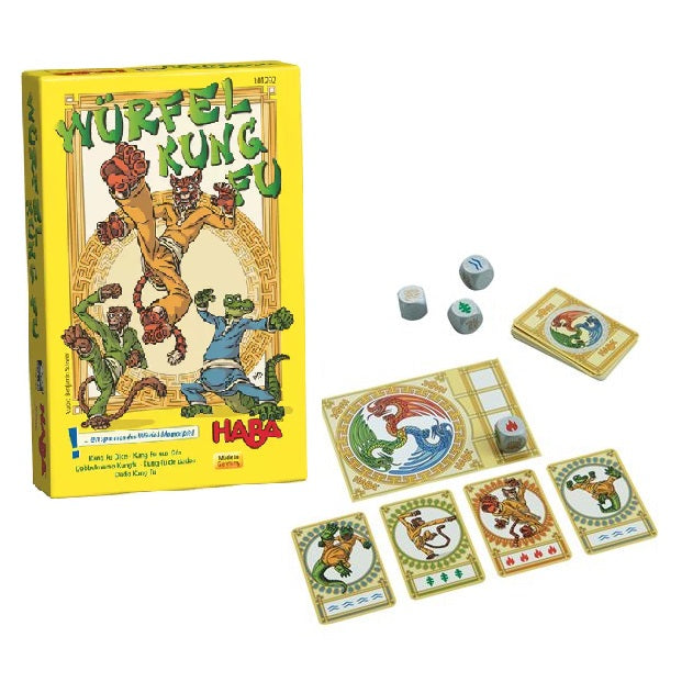 HABA Lazy Kung Fu – Gioco Di Movimento E Memoria Per Bambini Dai 3 Anni, Formato Piccolo Da Viaggio