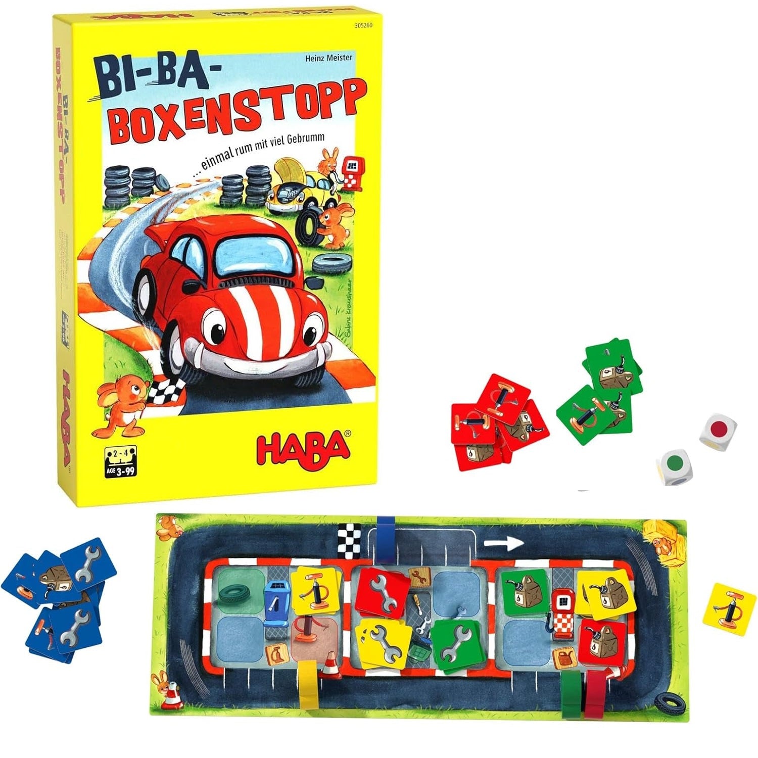 HABA 305260 Pu-Pu-Pitstop - A Frantic Dice Game for Ages 3+ and Up, English Instructions (Made in Germany HABA 305260 Pu-Pu-Pitstop - A Frantic Dice Game for Ages 3+ and Up, English Instructions (Made in Germany