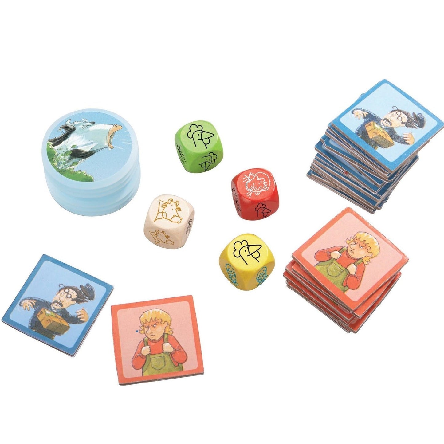 Haba 4793 Millie Waits for the Mail Game 米莉牛與郵差反應速度和策略遊戲