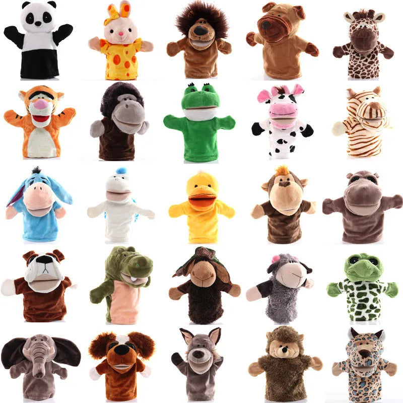 Animal Hand Puppets Movable Open Mouth 動物手偶 可開合嘴巴 24cm