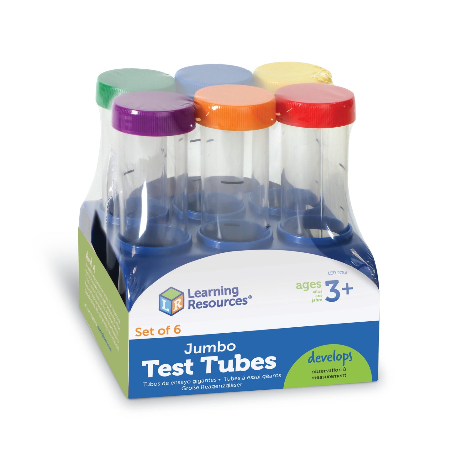 Learning Resources Primary Science® Jumbo Test Tubes with Stand