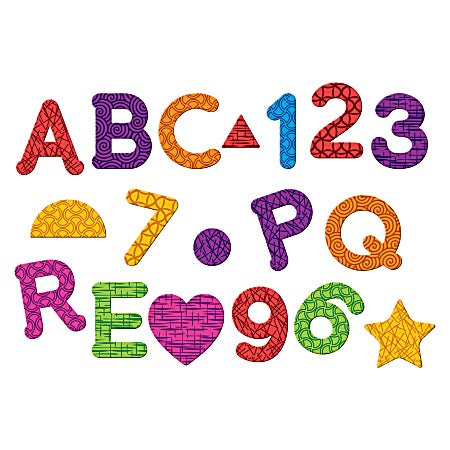 Learning Resources Magnetic Letters, Numbers & Shapes