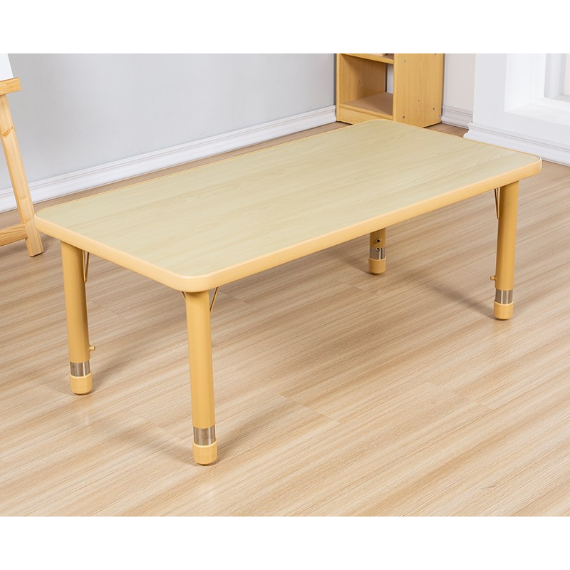 KT Rectangular Plastic Height Adjustable Activity Table L120xW60 長方形塑膠高度可調活動桌