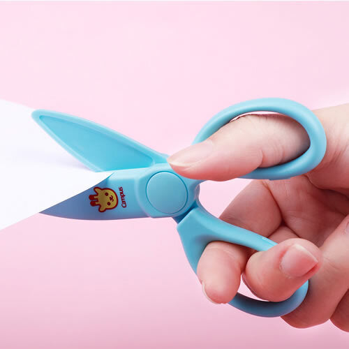 Kokuyo FIT SAXA KIDS ABS-Safety Scissors for Children Color SKY BLUE FIT SAXA KIDS 全樹脂兒童安全剪刀 天藍色