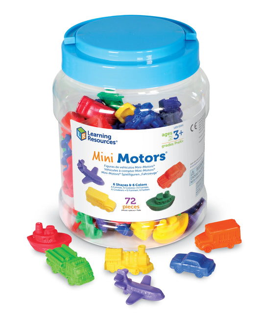 Learning Resources Mini Motors Counters Set of 72
