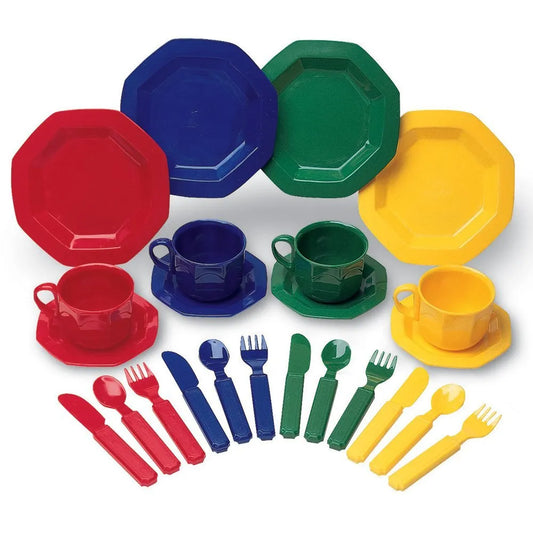 Learning Resources Dishes 24 Pcs Set 四色餐具分組 24件套裝