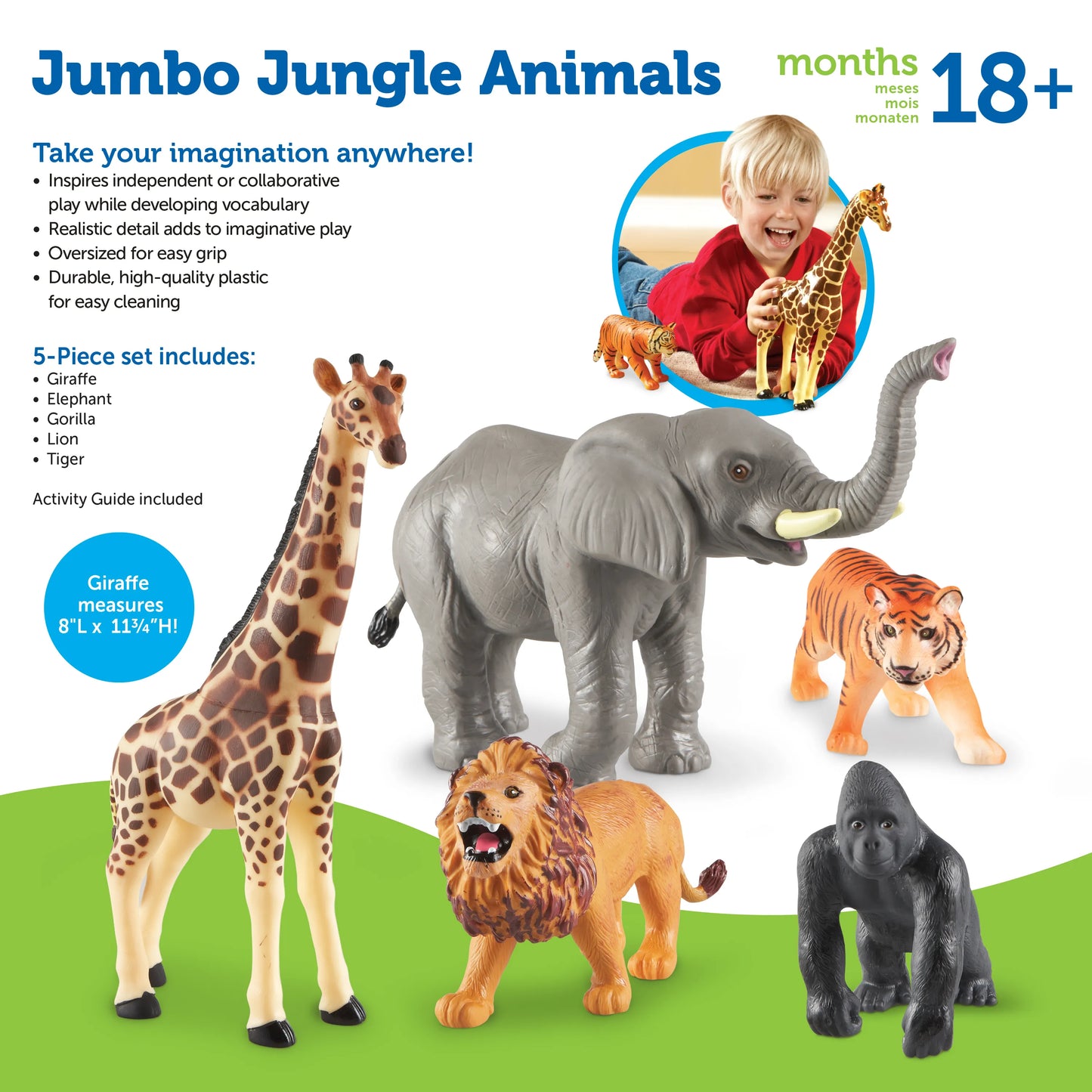 Learning Resources Jumbo Jungle Animals 巨型叢林動物