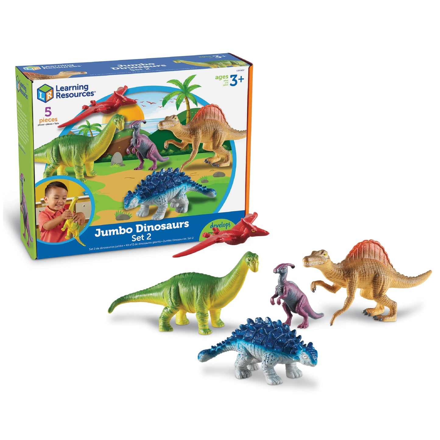 Learning Resources Jumbo Dinosaurs Set 2