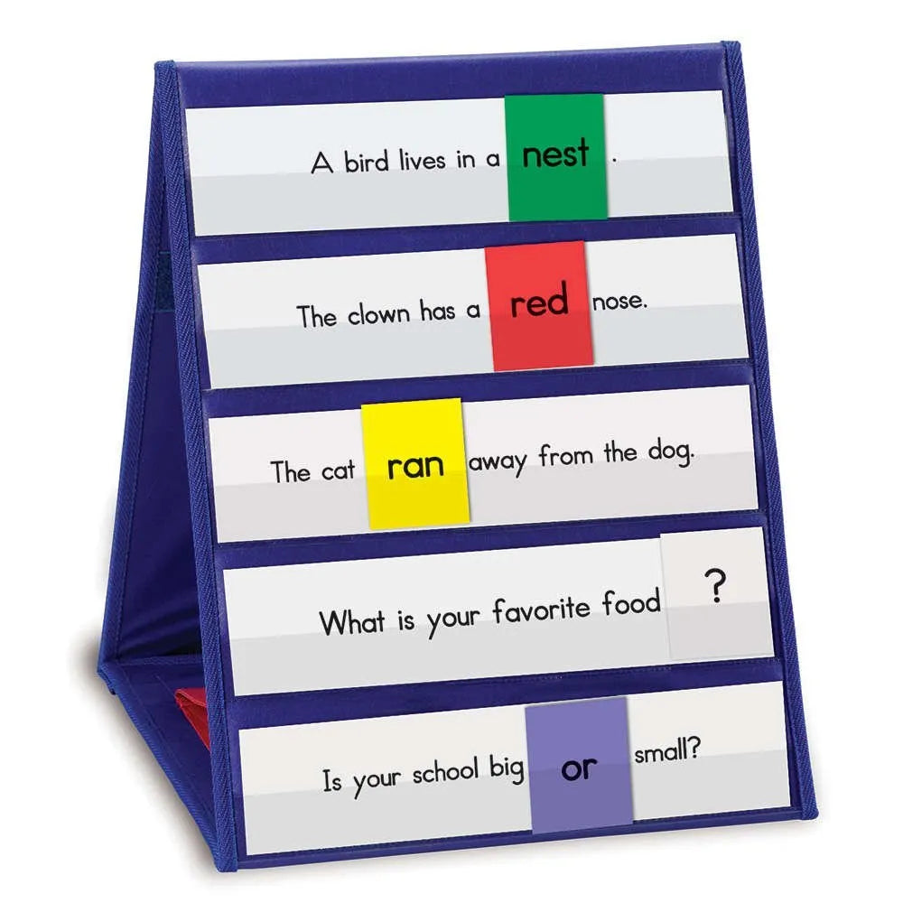 Learning Resources Double-Sided Tabletop Pocket Chart