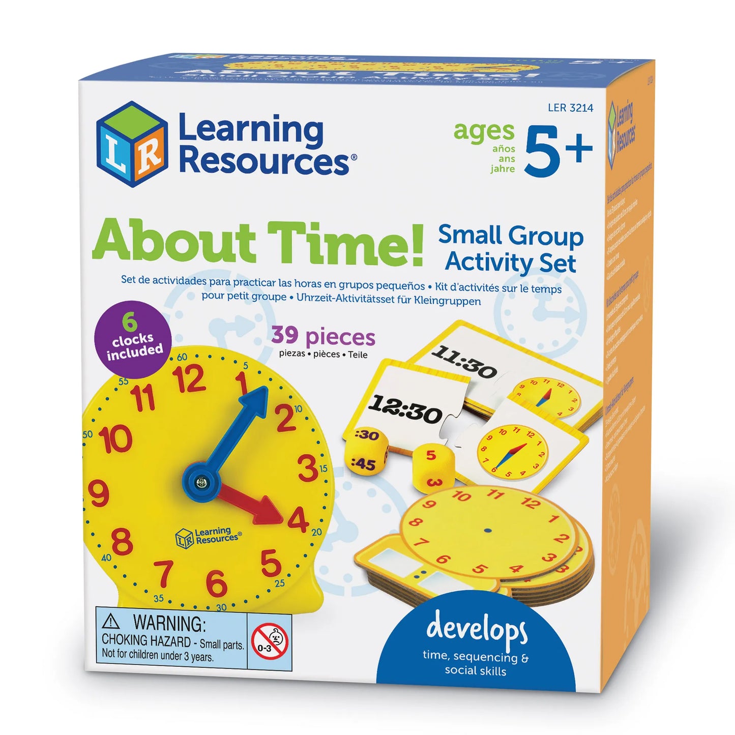 Learning Resources About Time! Small Group Activity Set