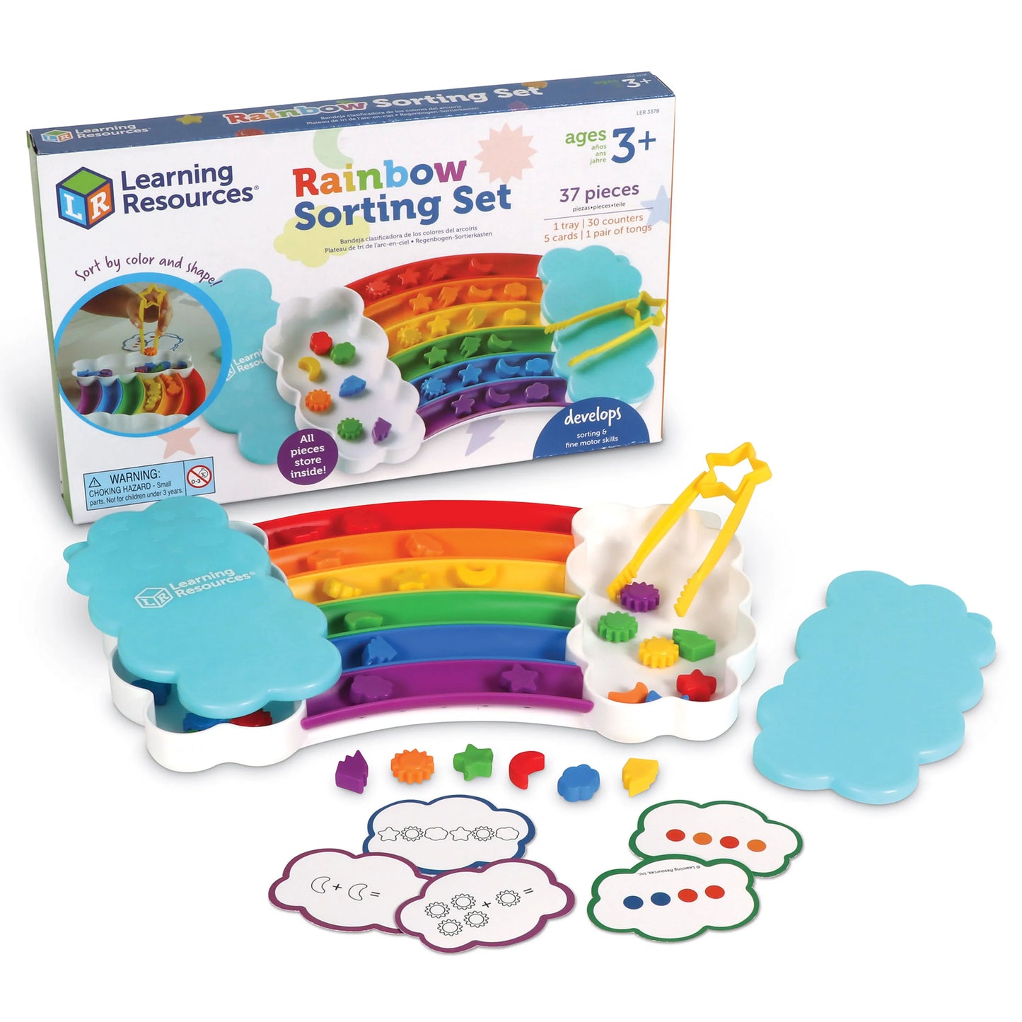 Learning Resources Rainbow Sorting Activity Set