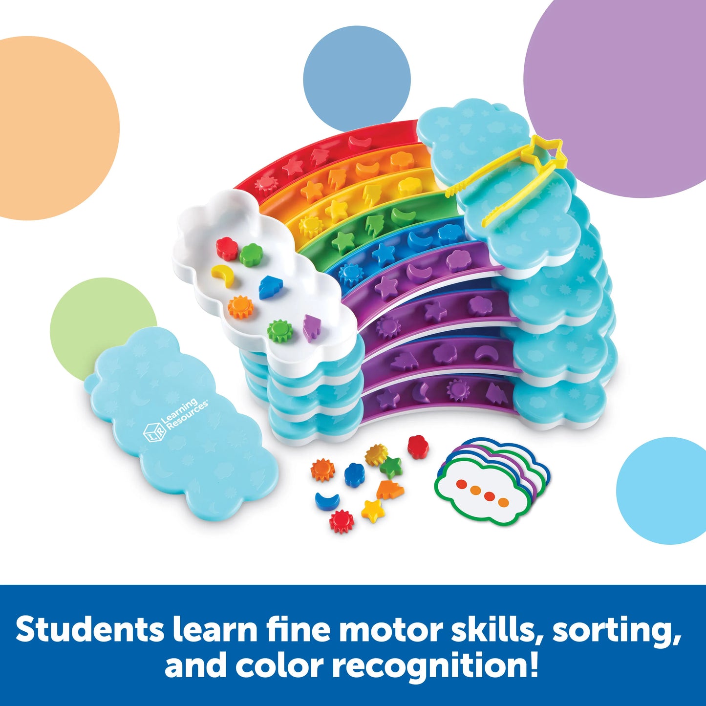 Learning Resources Rainbow Sorting Activity Set