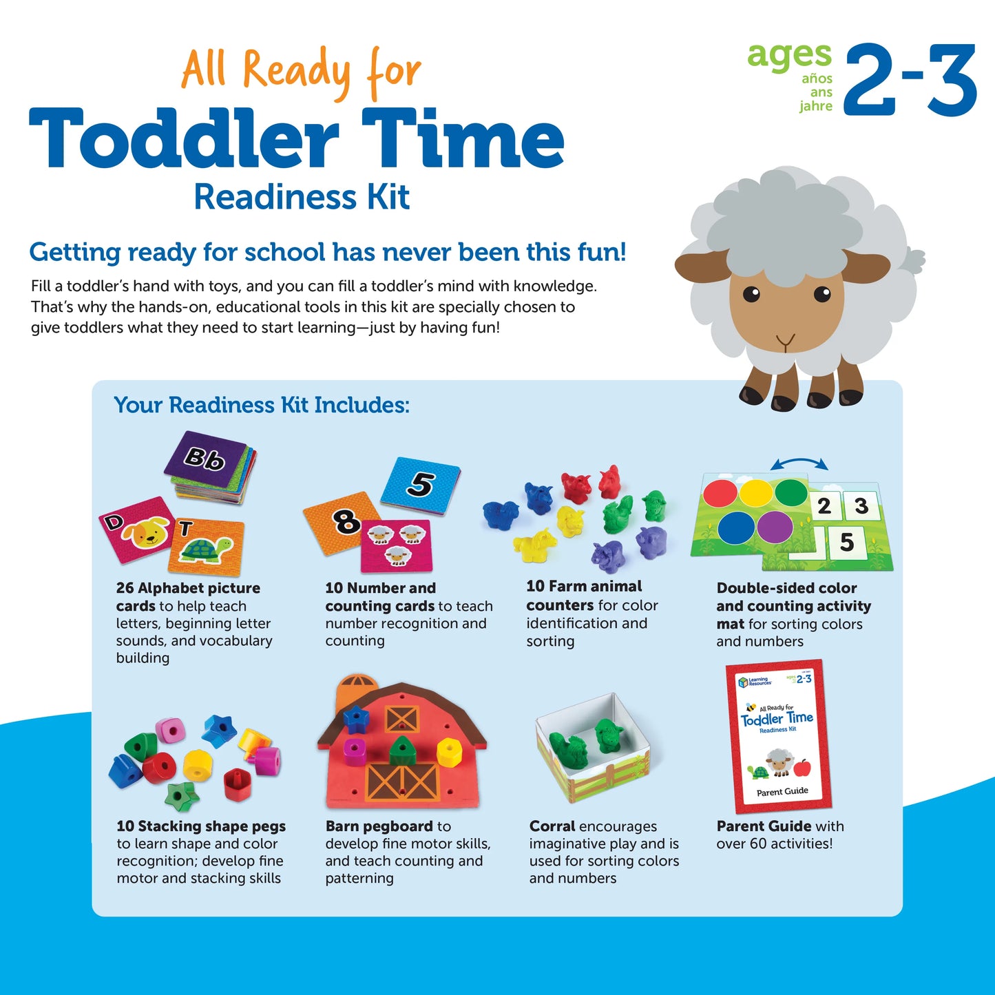 Learning Resources All Ready For Toddler Time Readiness Kit