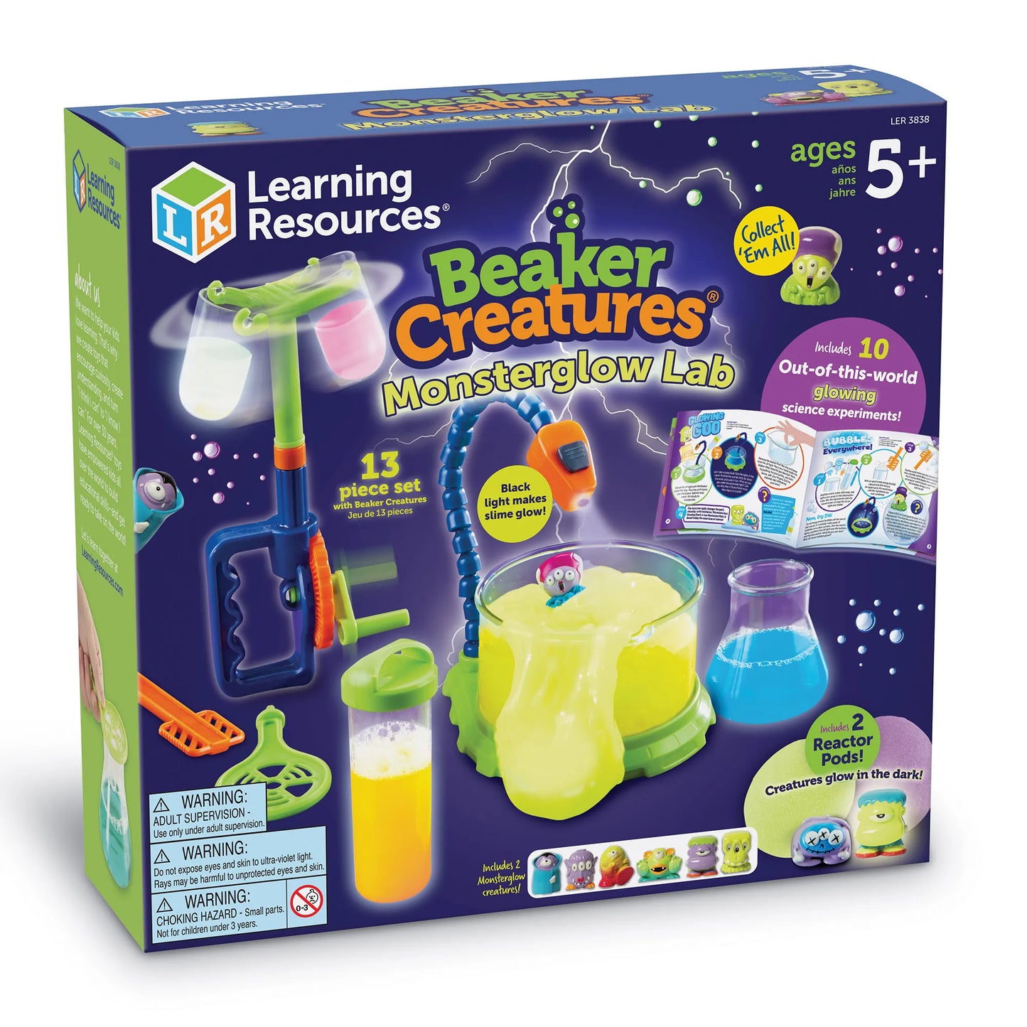 Learning Resources Beaker Creatures Monsterglow Lab