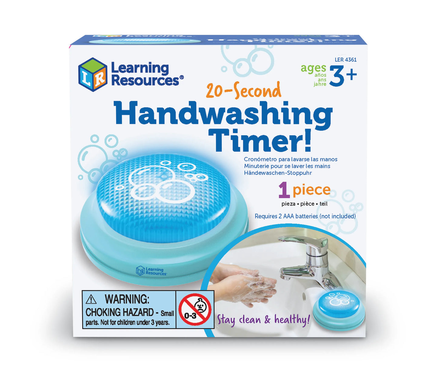 Learning Resources 20-Second Handwashing Timer