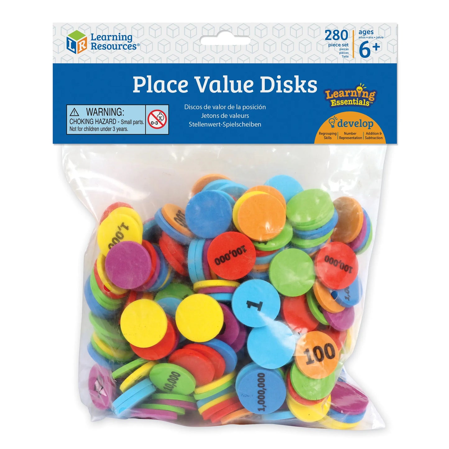 Learning Resources Place Value Disks Set of 280