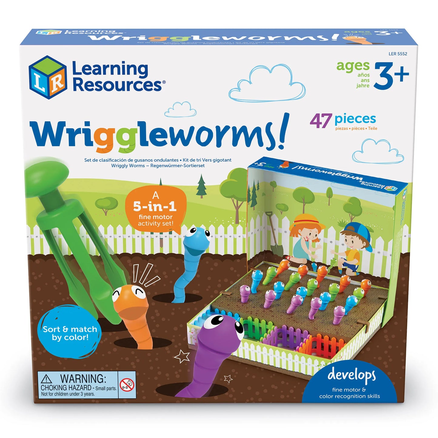 Learning Resources Wriggleworms! Fine Motor Activity Set