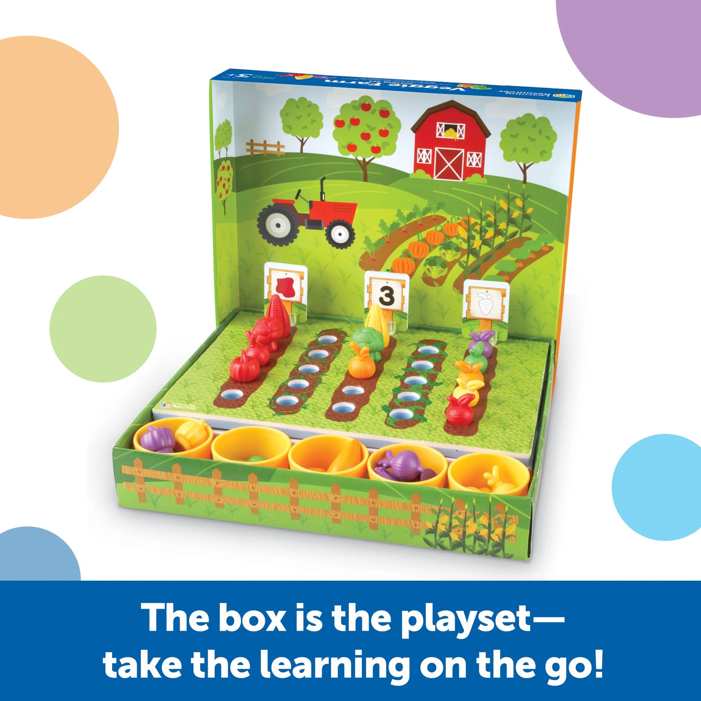 Learning Resources Veggie Farm Sorting Set 蔬菜農場分類套裝