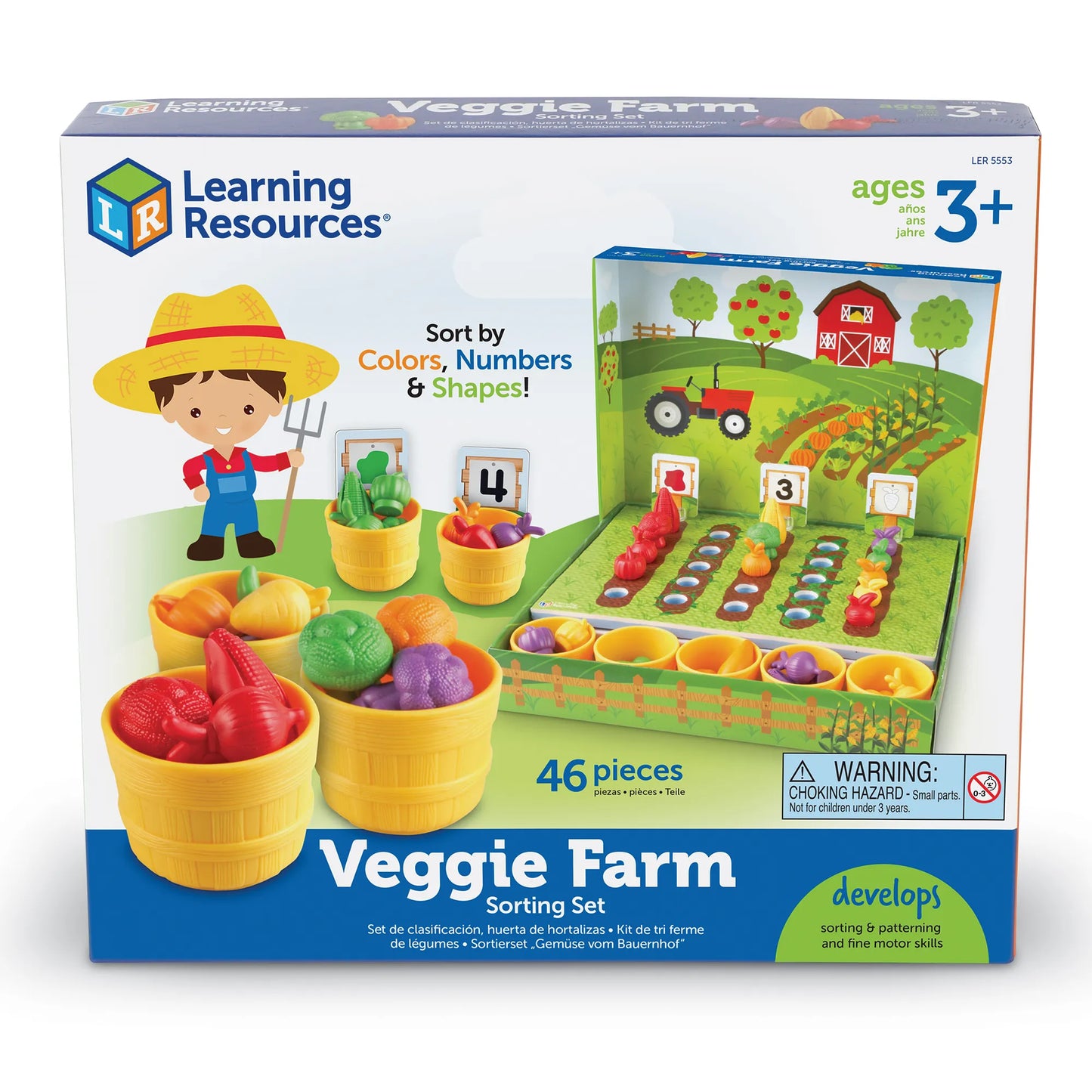 Learning Resources Veggie Farm Sorting Set 蔬菜農場分類套裝