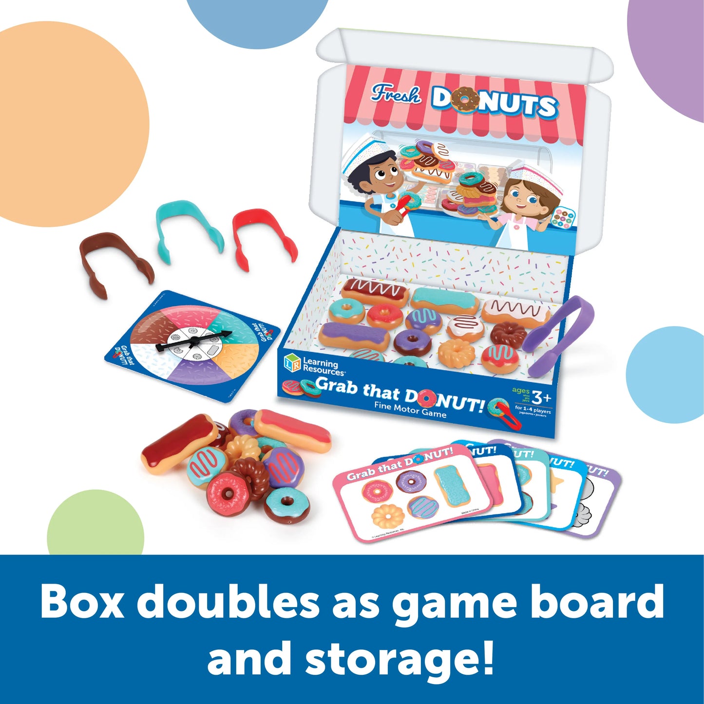 Learning Resources Grab That Donut Fine Motor Game