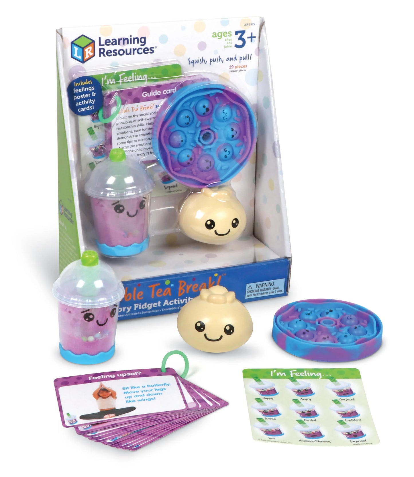 Learning Resources Bubble Tea Break! Sensory Fidget Activity Set Emotional & Calming Toys