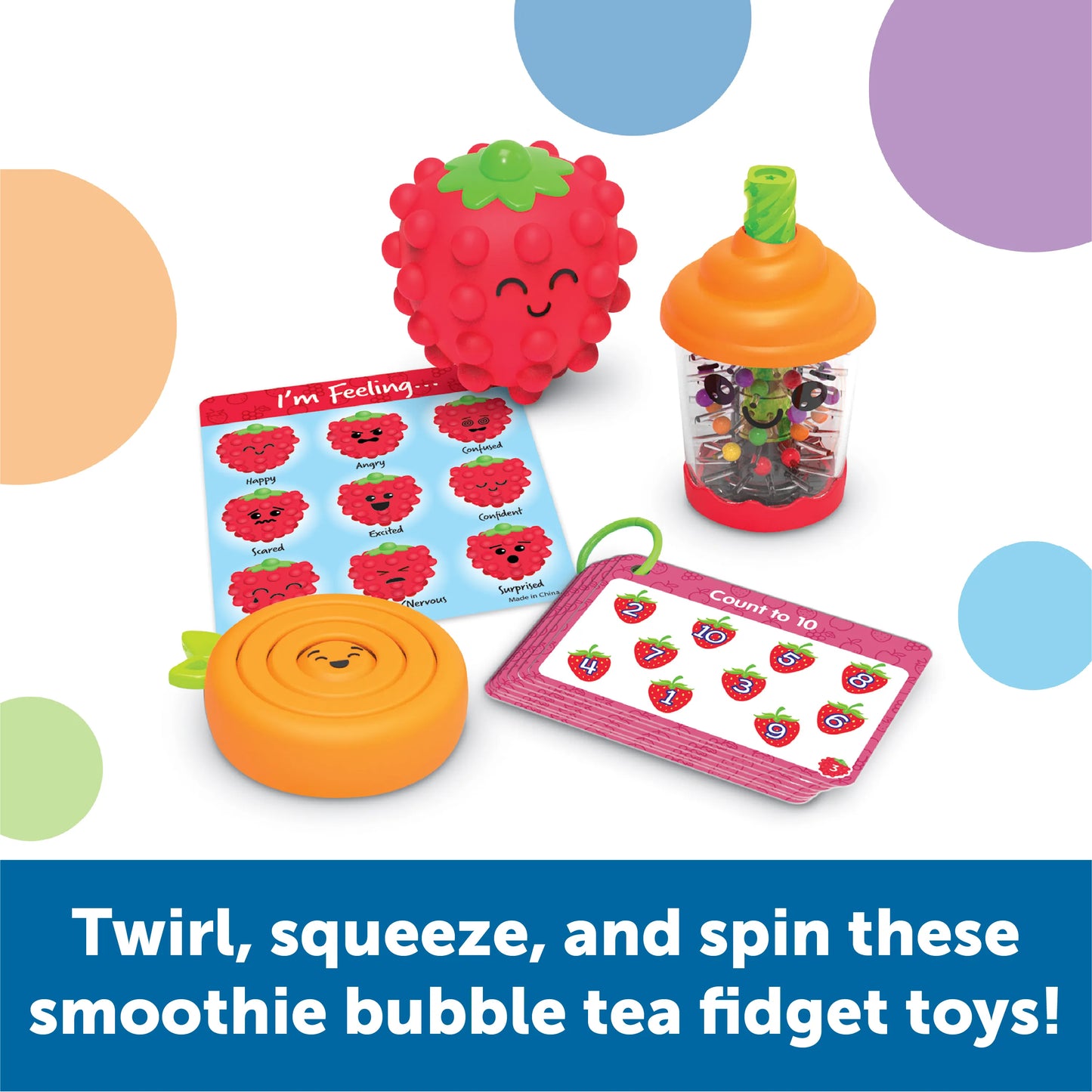 Learning Resources Smoothie Break! Sensory Fidget Activity Set Emotional & Calming Toys