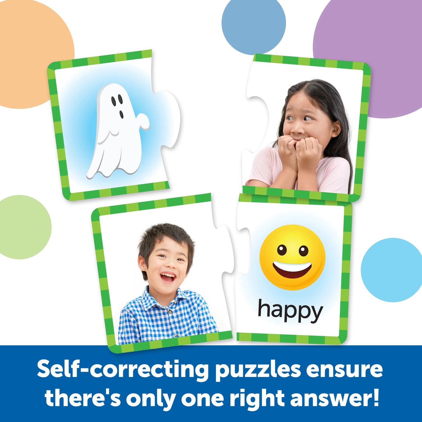 Learning Resources Feelings & Emotions Puzzle Cards