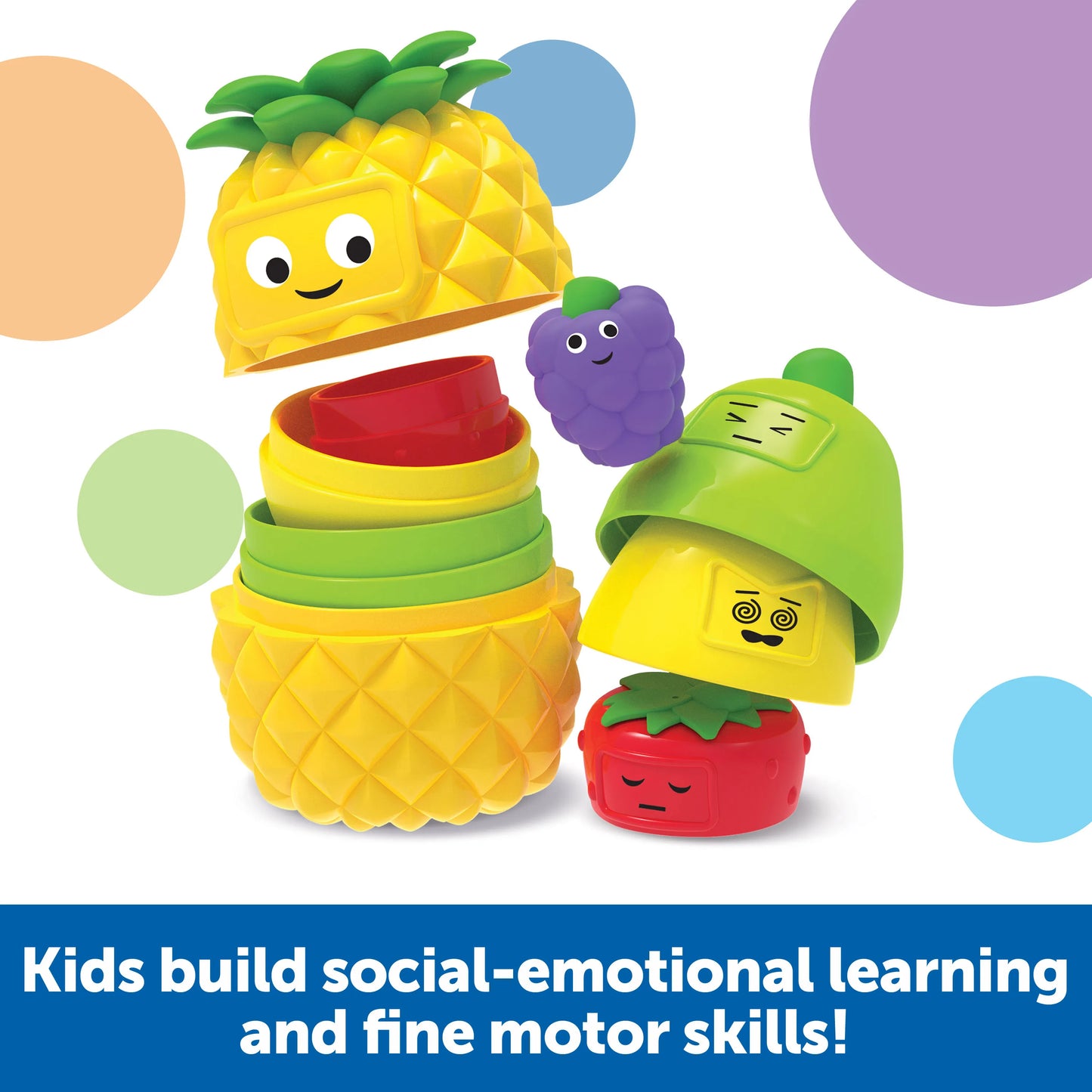 Learning Resources Big Feelings Nesting Fruit Friends