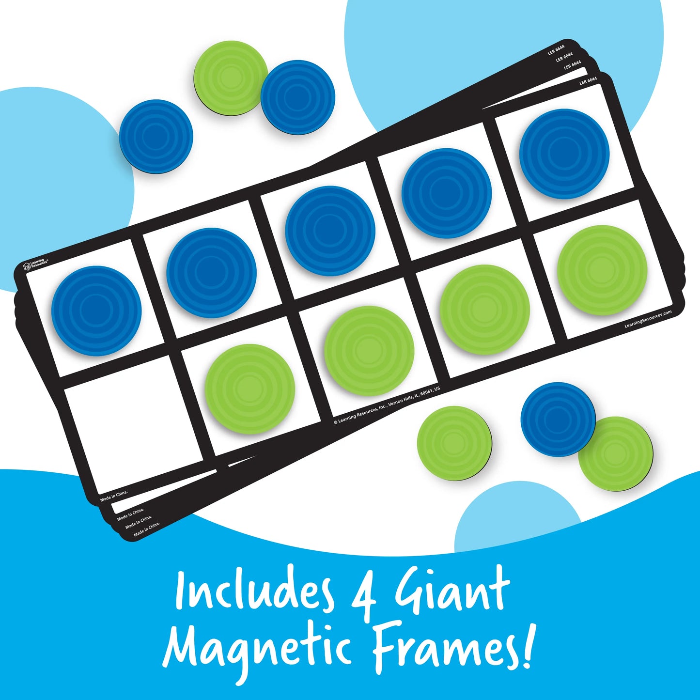 Learning Resources Giant Magnetic Ten-Frame Set